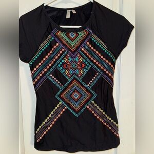 Nanette LePore Embroidered Swim Shirt Size Small